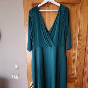 green formal dress